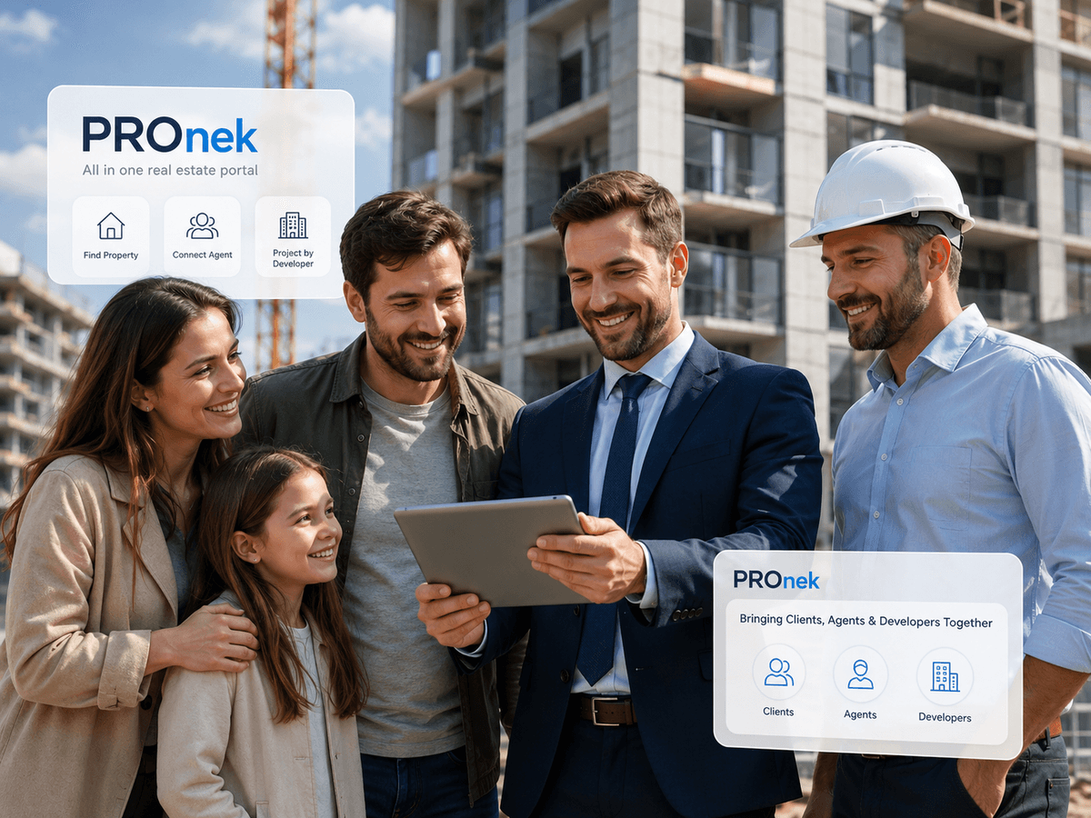 PROnek povezuje kupce, agente i investitore
